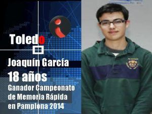 Escuela de la Memoria | Memorizadores por el Mundo: Joaquín García. Escuela de la Memoria | Memorizadores por el Mundo: Joaquín García.