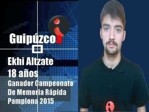Escuela de la Memoria | Ekhi Altzate: Memorizadores por el Mundo Escuela de la Memoria | Ekhi Altzate: Memorizadores por el Mundo