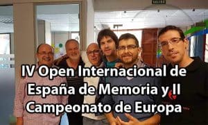 Escuela de la Memoria | IV Open Internacional de España de Memoria y II Campeonato de Europa Escuela de la Memoria | IV Open Internacional de España de Memoria y II Campeonato de Europa