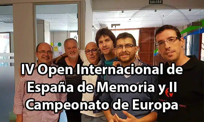 Escuela de la Memoria | IV Open Internacional de España de Memoria y II Campeonato de Europa