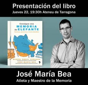 Escuela de la Memoria | Presentación libro Consigue una Memoria de Elefante