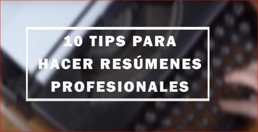 Escuela de la Memoria | 10 Tips de cómo hacer un buen resumen para estudiar