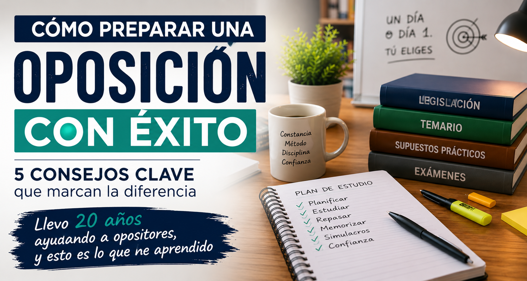 Escuela de la Memoria | Cómo preparar una oposición con éxito: 5 consejos que marcan la diferencia